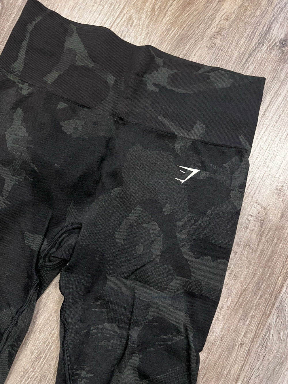 Gymshark Black Camouflage Seamless High-Waist Leggings